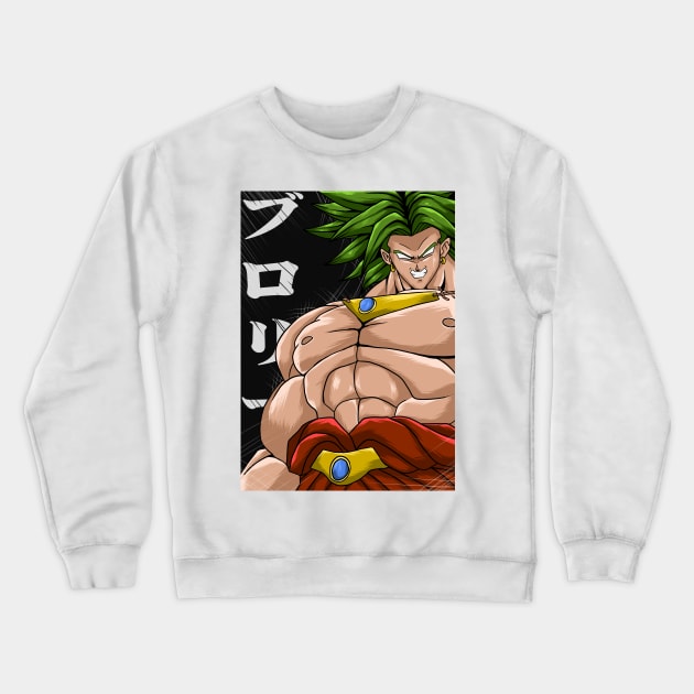 broly legendary super saiyan Crewneck Sweatshirt by Amartwork